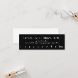Loyalität MiniLatte Antrieb-Durch Treuekarte