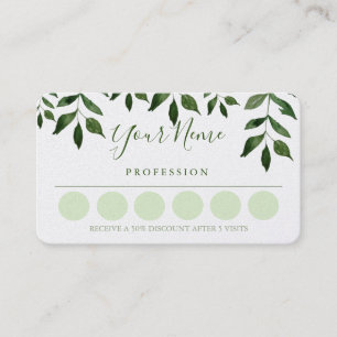 Loyalität-Visitenkarte Visitenkarte