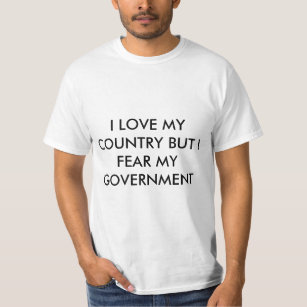 Loyalität zu irgendjemandes Land T-Shirt