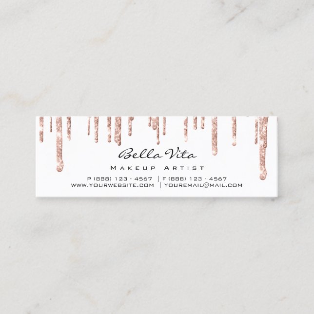 Loyalitätskarte 6 Punch Makeup Beauty Heart Rose S Treuekarte (Vorderseite)