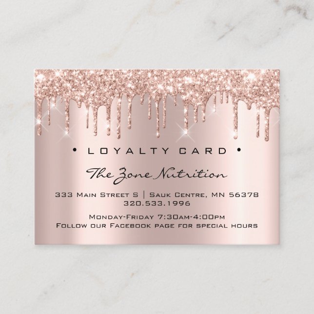 Loyalitätskarte 6 Punch Nutrition Health Kraut Ros Treuekarte (Vorderseite)