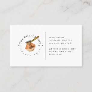 Loyalitätskarte für Kaffeestube Visitenkarte