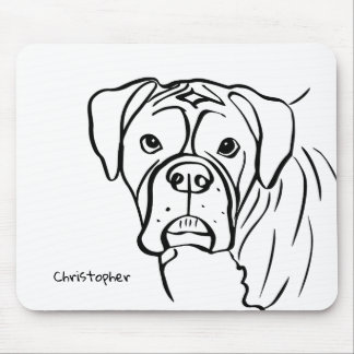Loyalitätslinien: Ihr Boxer-Begleiter Mousepad