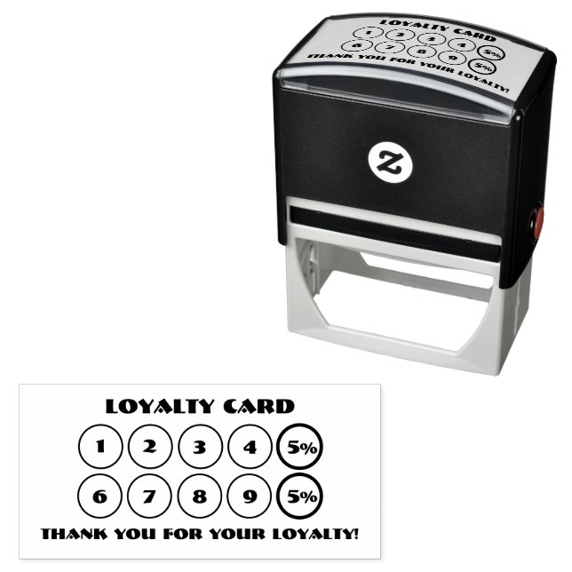 Loyalitätsrabatt 2X5pc Permastempel (Beispiel)