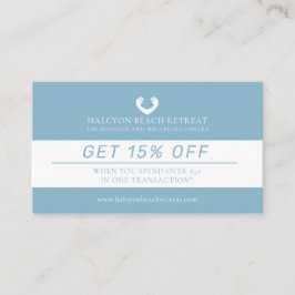 Loyalitätsrabatt Schönheitspflege Angebot Treuekarte