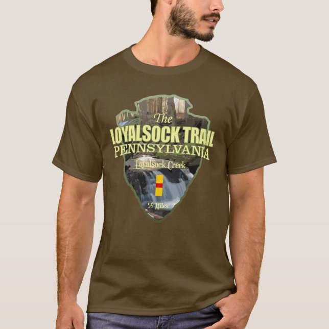 Loyalsockweg (Pfeilspitzen) T-Shirt (Vorderseite)