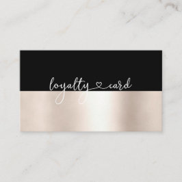 Loyalty 10 Nails Lashes Business Card Visitenkarte