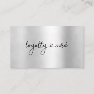 Loyalty 10 Nails Lashes Business Card Visitenkarte