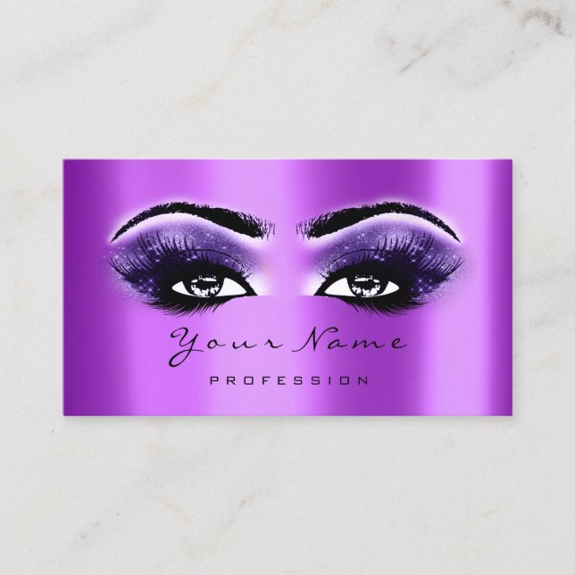 Loyalty Card 10 Makeup Lashes Treuekarte (Vorderseite)