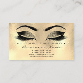 Loyalty Card 6 Beauty Salon Lashes Treuekarte