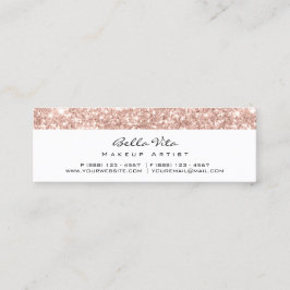 Loyalty Card 6 Punch Makeup White Rose Blue Spark Treuekarte