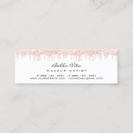 Loyalty Card 6 Punch Makeuty Herzstück Rose Lux Treuekarte