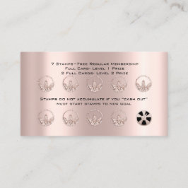 Loyalty Card Ernährung Gesundheitspflanzen Rose 10 Treuekarte