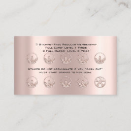 Loyalty Card Nutrition Health Kraut Rose 10 Wheel Treuekarte