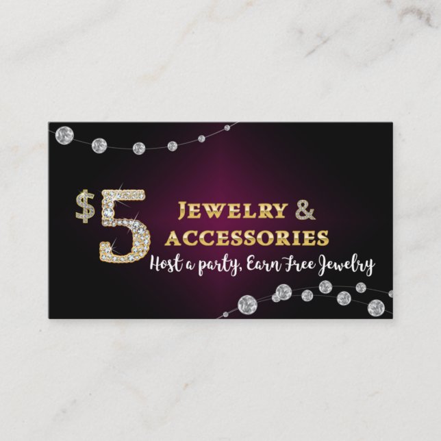 Loyalty Card - Rewards Card Paparazzi Consultant Visitenkarte (Vorderseite)