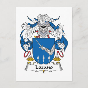 Lozano Familienwappen Postkarte