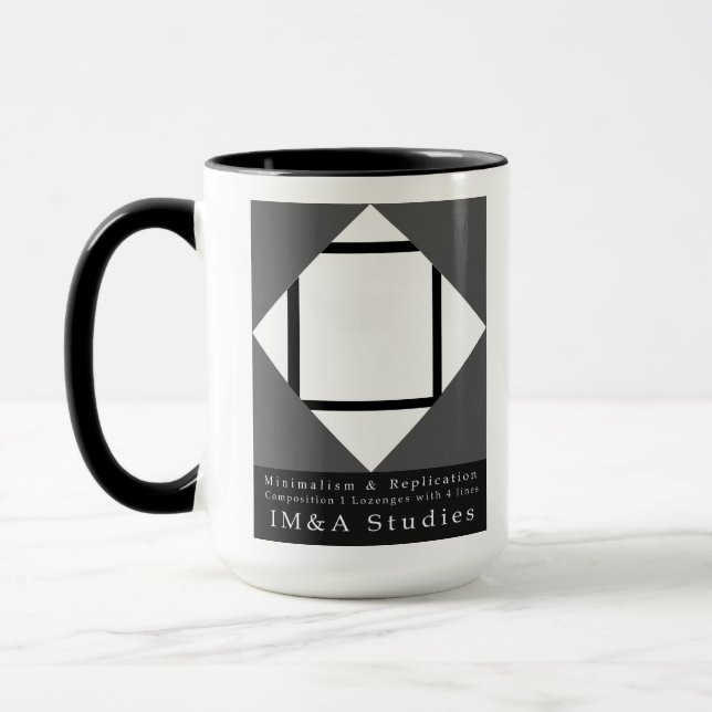 Lozenges mit 4 Linien Tasse (Links)