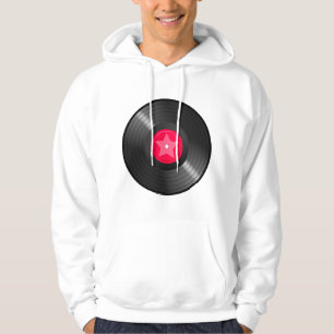 LP-Datensatz Hoodie