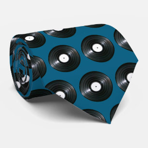 LP Record Neck Tie Krawatte