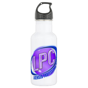 LPCswoosh-LOGO GENEHMIGTER BERUFLICHER RATGEBER Trinkflasche
