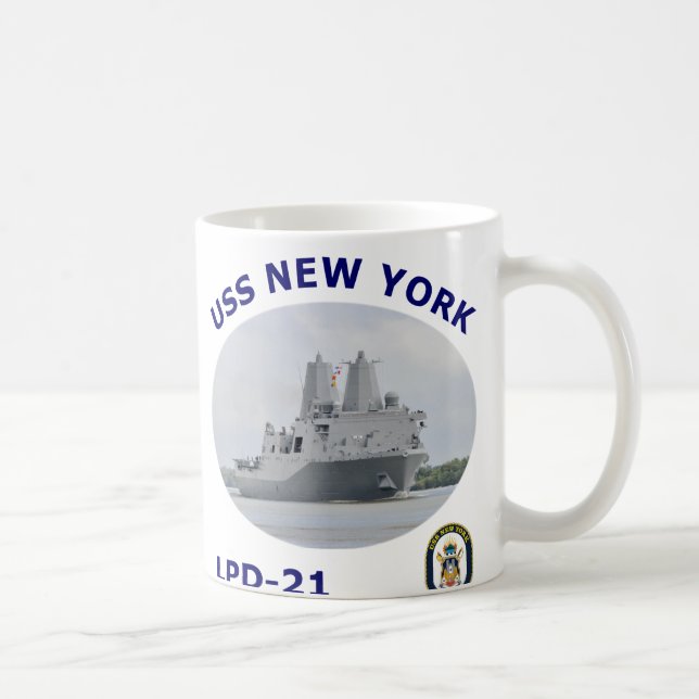 LPD 21 USS New York Kaffee-Tasse Kaffeetasse (Rechts)