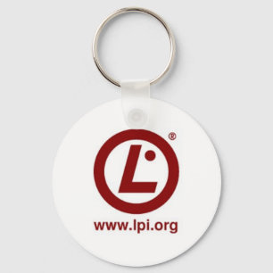 LPI-Logo-Knopf-Schlüsselanhänger Schlüsselanhänger