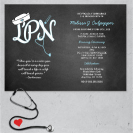 LPN Abschluss Pinning Zeremonie lädt ein Einladung