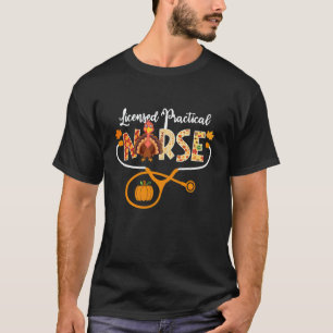 LPN examinierende Pflegefachkraft Truthahn Stethos T-Shirt