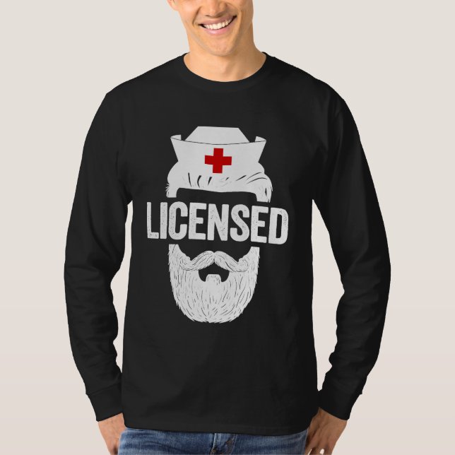 LPN  For Men Licensed Male LPN Nurse T-Shirt (Vorderseite)