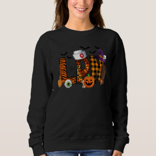 Lpn Halloween Kürbis Lpn Krankenpfleger Leben Sweatshirt