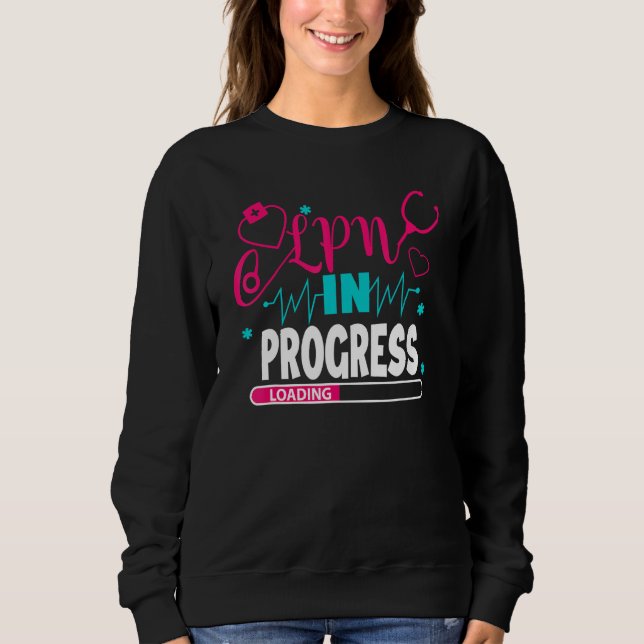 LPN in der Ausbildung Schüler der Pflegeschule zuk Sweatshirt (Vorderseite)