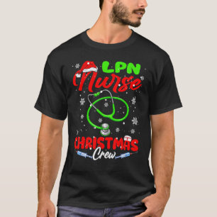 Lpn Krankenpfleger Weihnachtsmannschaft Lustiger S T-Shirt