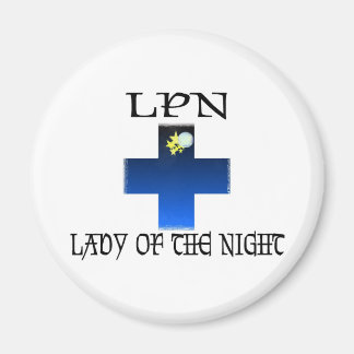 LPN-Lady der Nacht Magnet