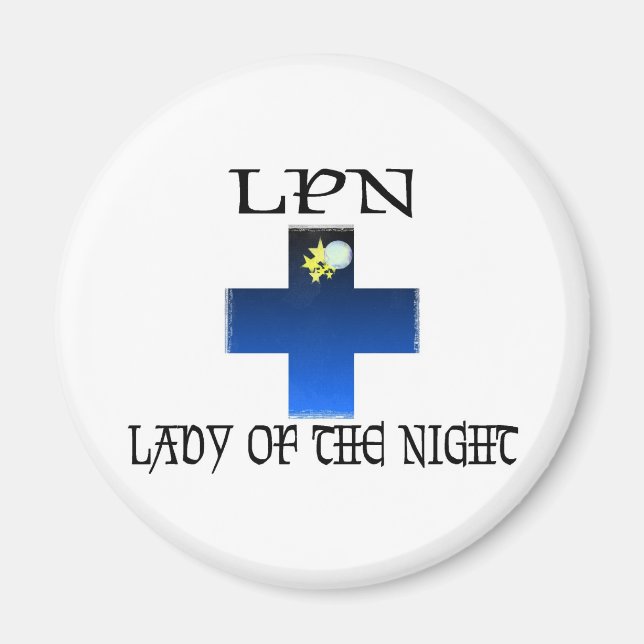 LPN-Lady der Nacht Magnet (Vorne)