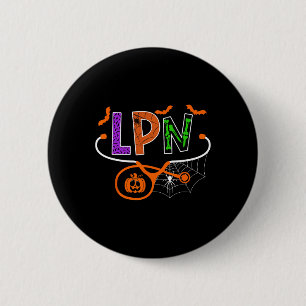 Lpn lizenzierte Practice Nurse Halloween Pumpkin S Button