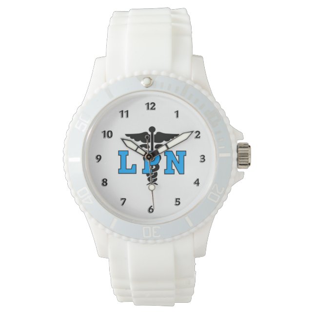 LPN Medizinisches Symbol Armbanduhr (Vorderseite)