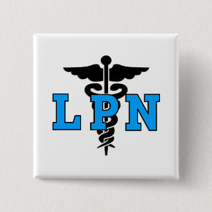 LPN medizinisches Symbol Button