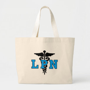 LPN medizinisches Symbol Jumbo Stoffbeutel