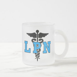 LPN medizinisches Symbol Mattglastasse