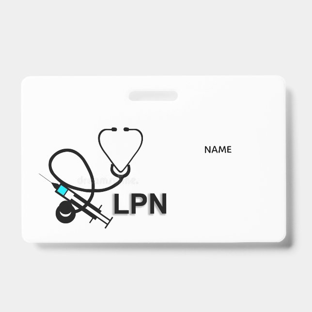 LPN-Namensschild Ausweis (Vorderseite)