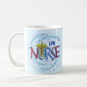 LPN Nurse Motto Kaffeetasse