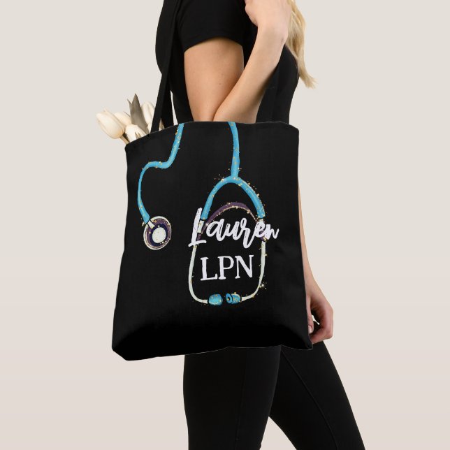 LPN Practical Nurse RN Gift Stethoscope Monogram (Von Nahem)