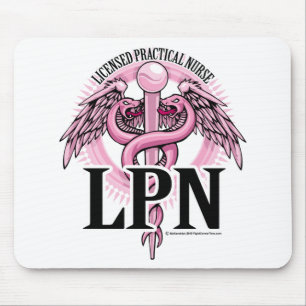 LPN ROSA Caduceus Mousepad