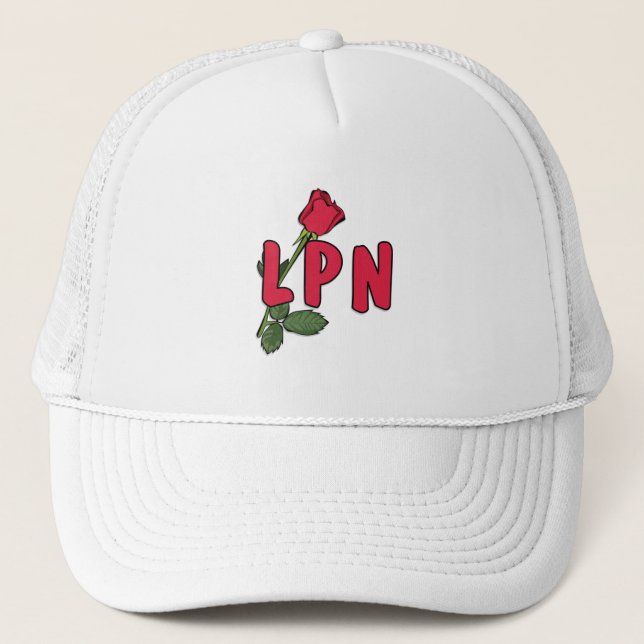 LPN Rose Truckerkappe (Vorderseite)