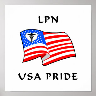 LPN USA Pride Poster