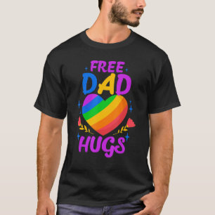 LQBTQ Flag Gay Rainbow Flag Pride Bisexual Gay Bi T-Shirt