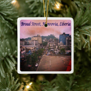 LR007 MONROVIA, Broad Street, Liberia, Keramikornament