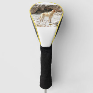 LR gelbe Labrador voll Golf Headcover