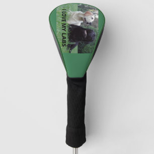 LR I Liebe meine Labradore mit Bild Golf Headcover