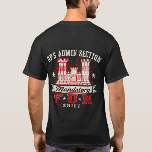 LRN OP Admin Pflicht Spaß Dunkelfarbiges Shirt